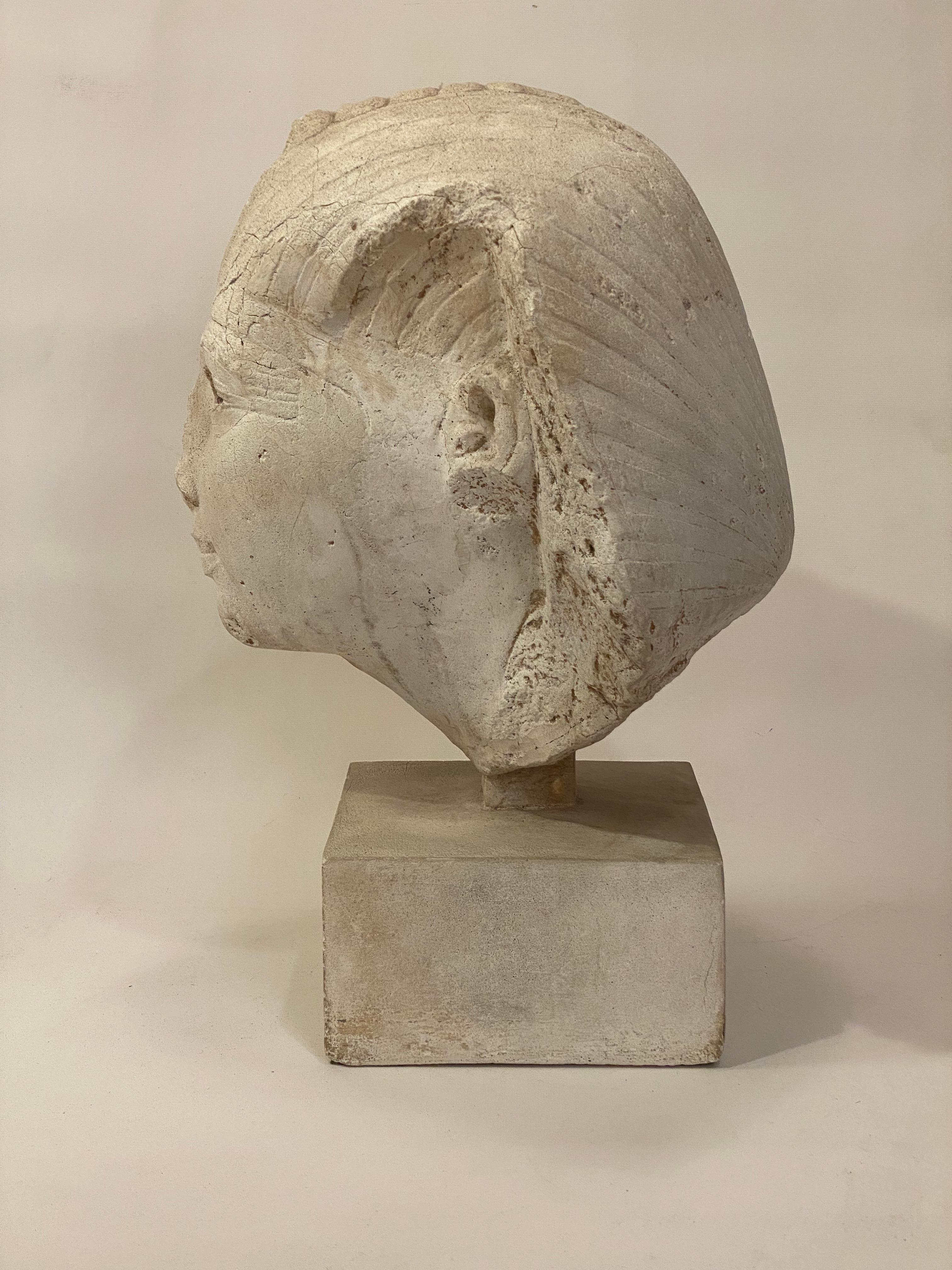 Decorative Plaster Pharaoh's Head 1