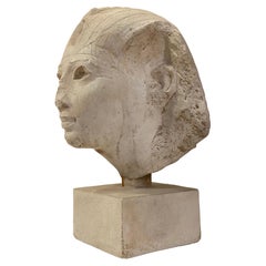 Decorative Plaster Pharaoh's Head