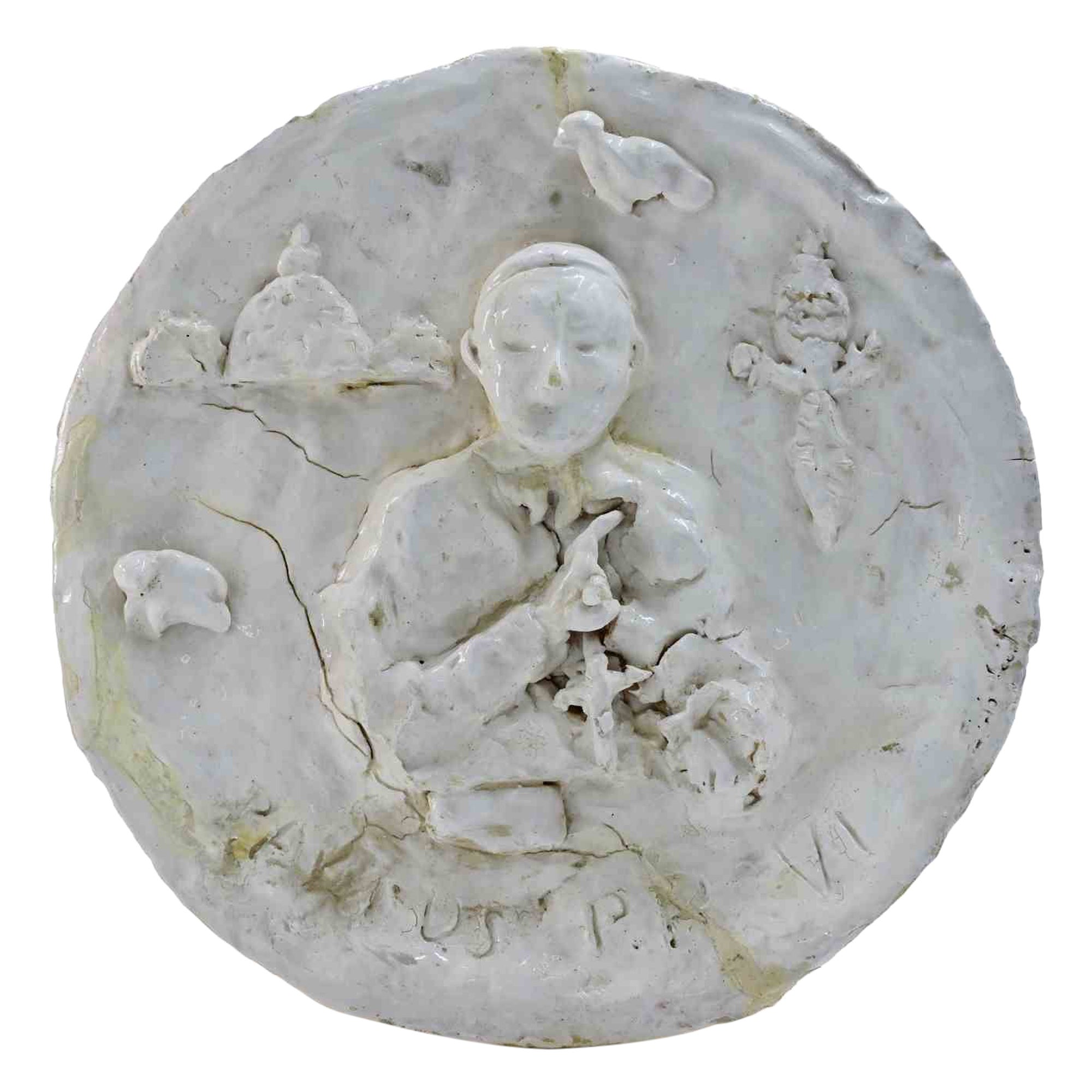 Decorative Plate by Sirio Pellegrini, 1960s