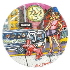 Red Grooms "Moonstruck" Limited Edition Plate 
