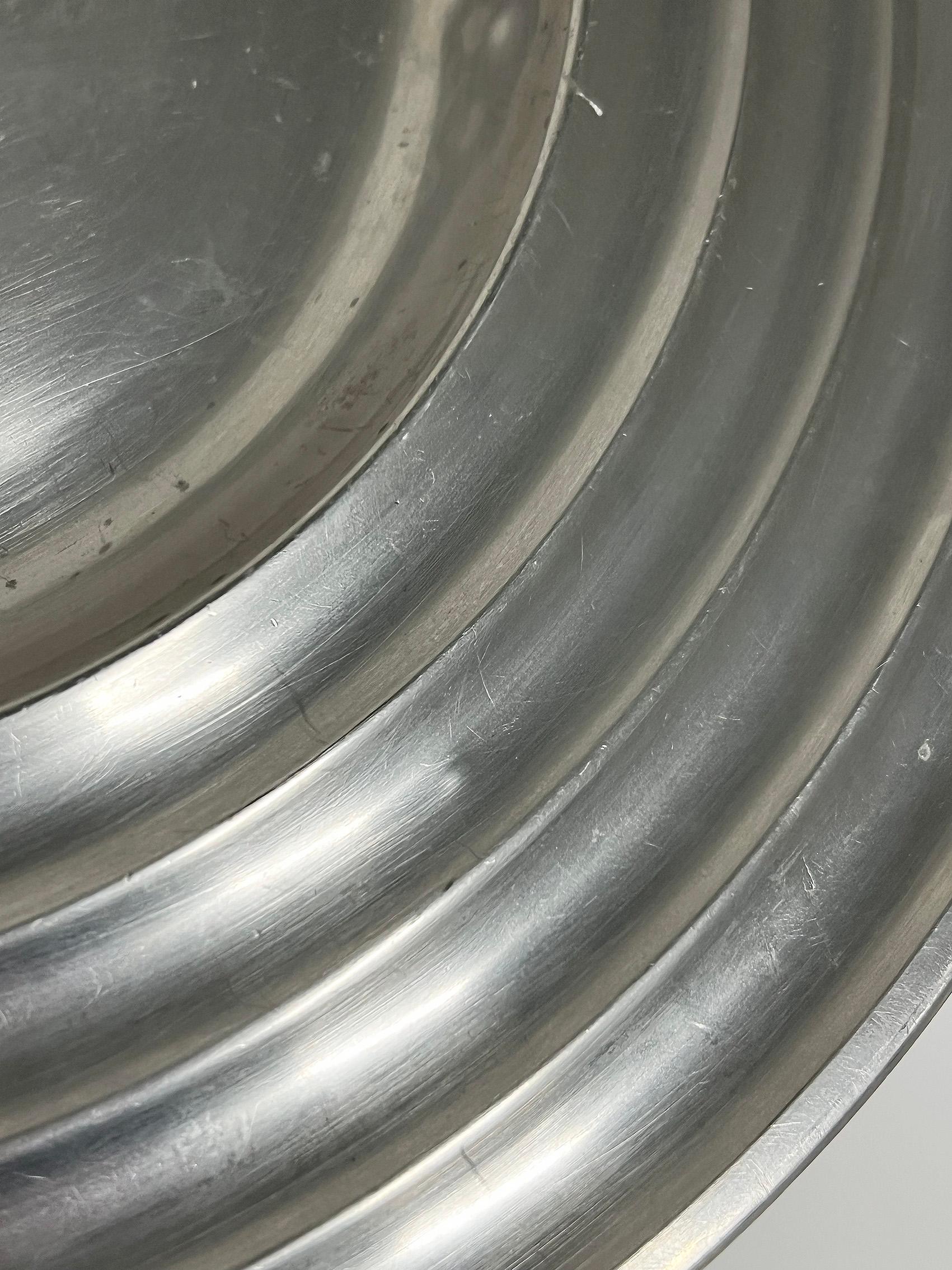 Decorative Plate in Pewter, 20th Century For Sale 6