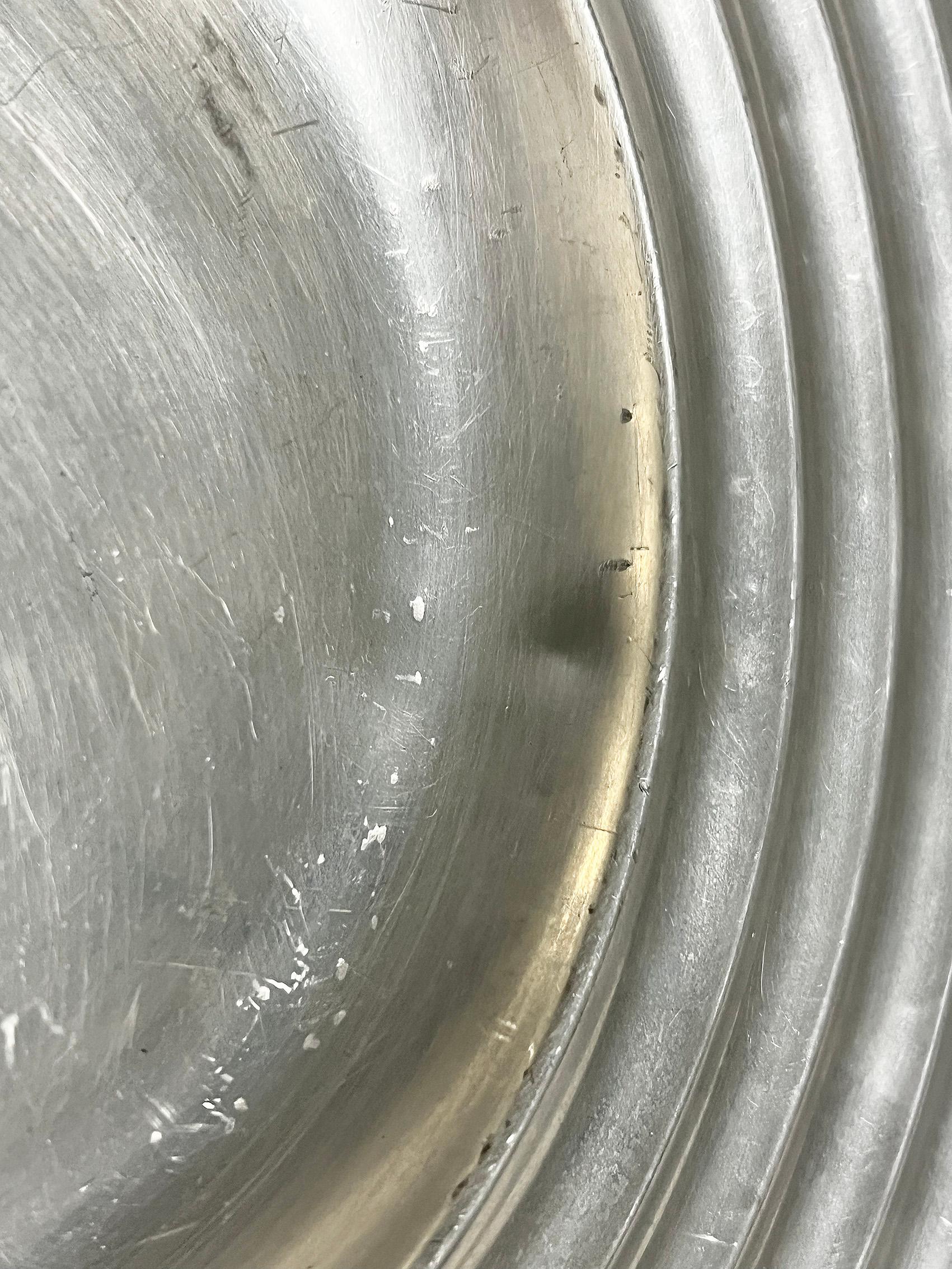 Decorative Plate in Pewter, 20th Century For Sale 4