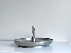 Assiette décorative en étain de CG Hallberg -1933