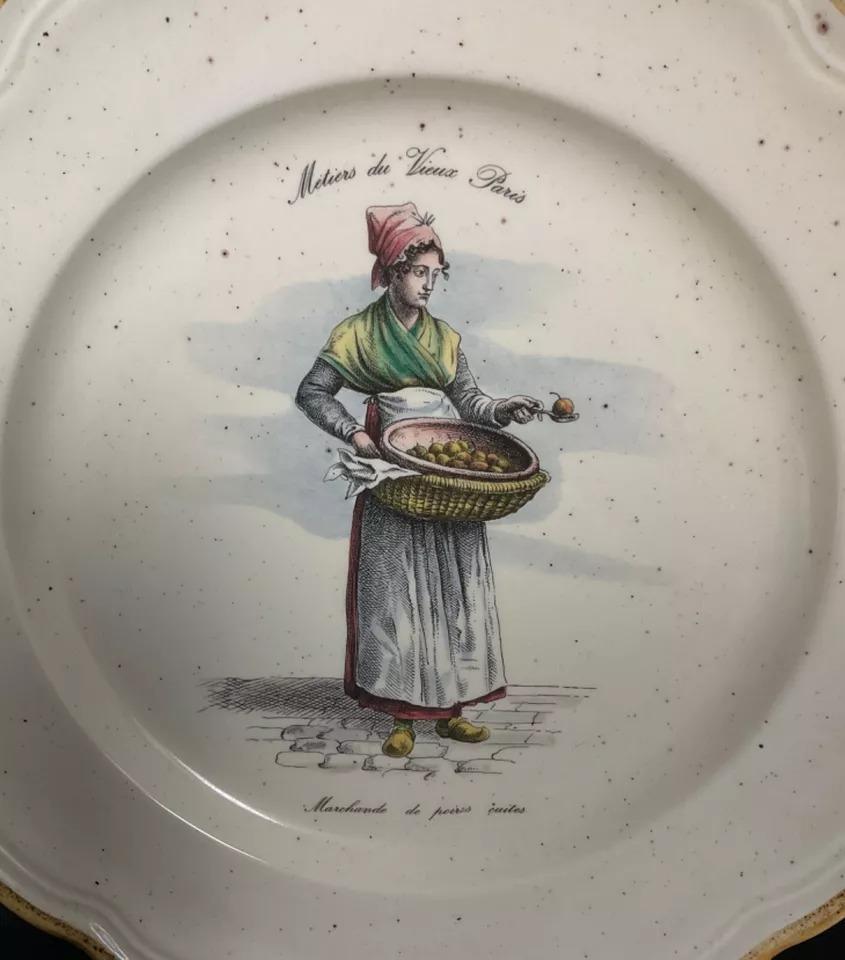 Cette charmante assiette décorative, intitulée 