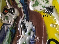 Decorative Plate with Abstract Pattern, Europe, 1960s