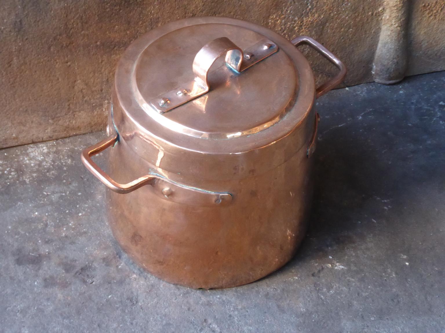 Victorian Decorative, Polished Stock Pot For Sale