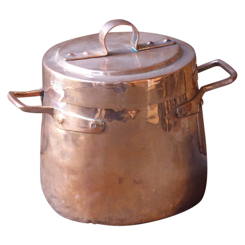 Decorative, Polished Stock Pot For Sale