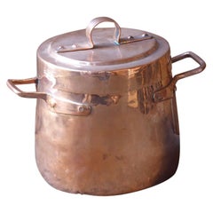 Used Decorative, Polished Stock Pot