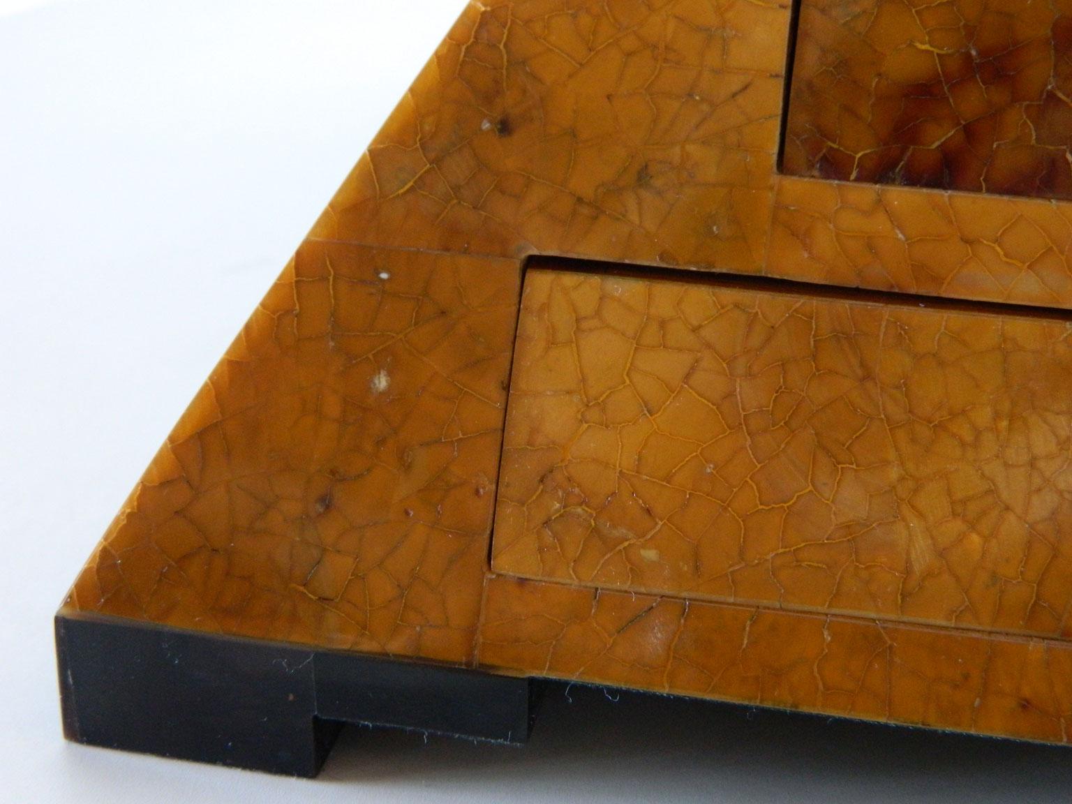 Decorative Pyramid Box in the Style of Maitland Smith 4