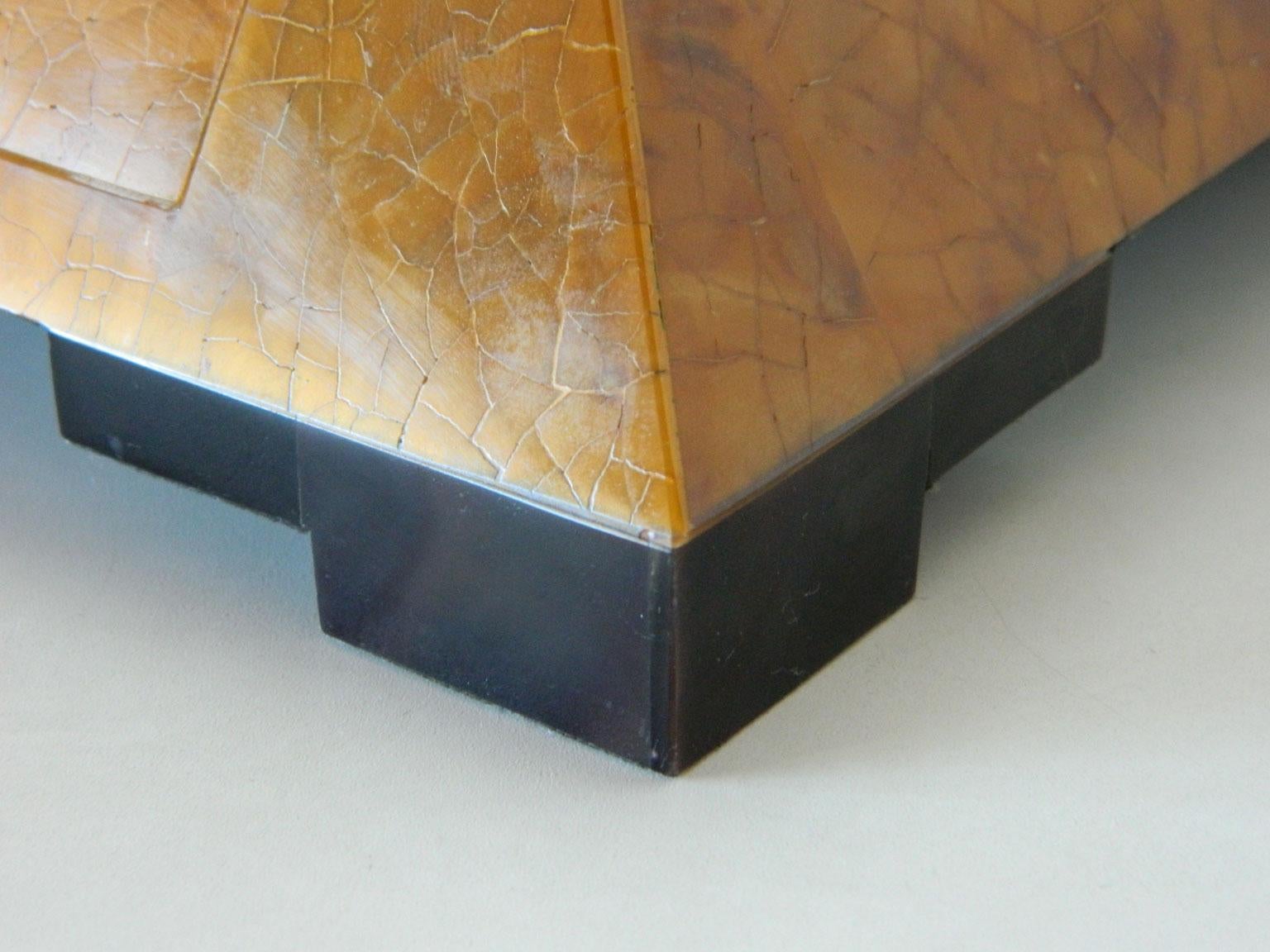 Decorative Pyramid Box in the Style of Maitland Smith 1