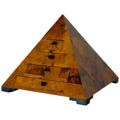 Decorative Pyramid Box in the Style of Maitland Smith
