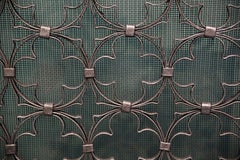 Decorative Quatrefoil Fire Screen