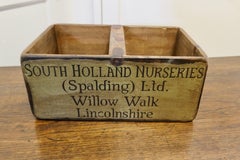 Decorative Re Painted 19th Century Wine Box, Trug