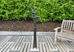 Decorative Reclaimed Cast Iron Water Pump Fountain Garden Feature