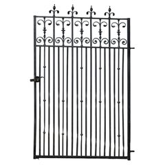 18th Century Georgian Wrought Iron Side Gate