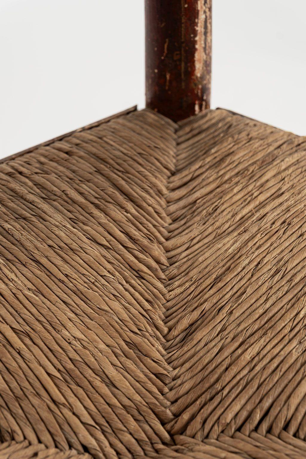 Decorative Red-Painted French Side Chair For Sale 10