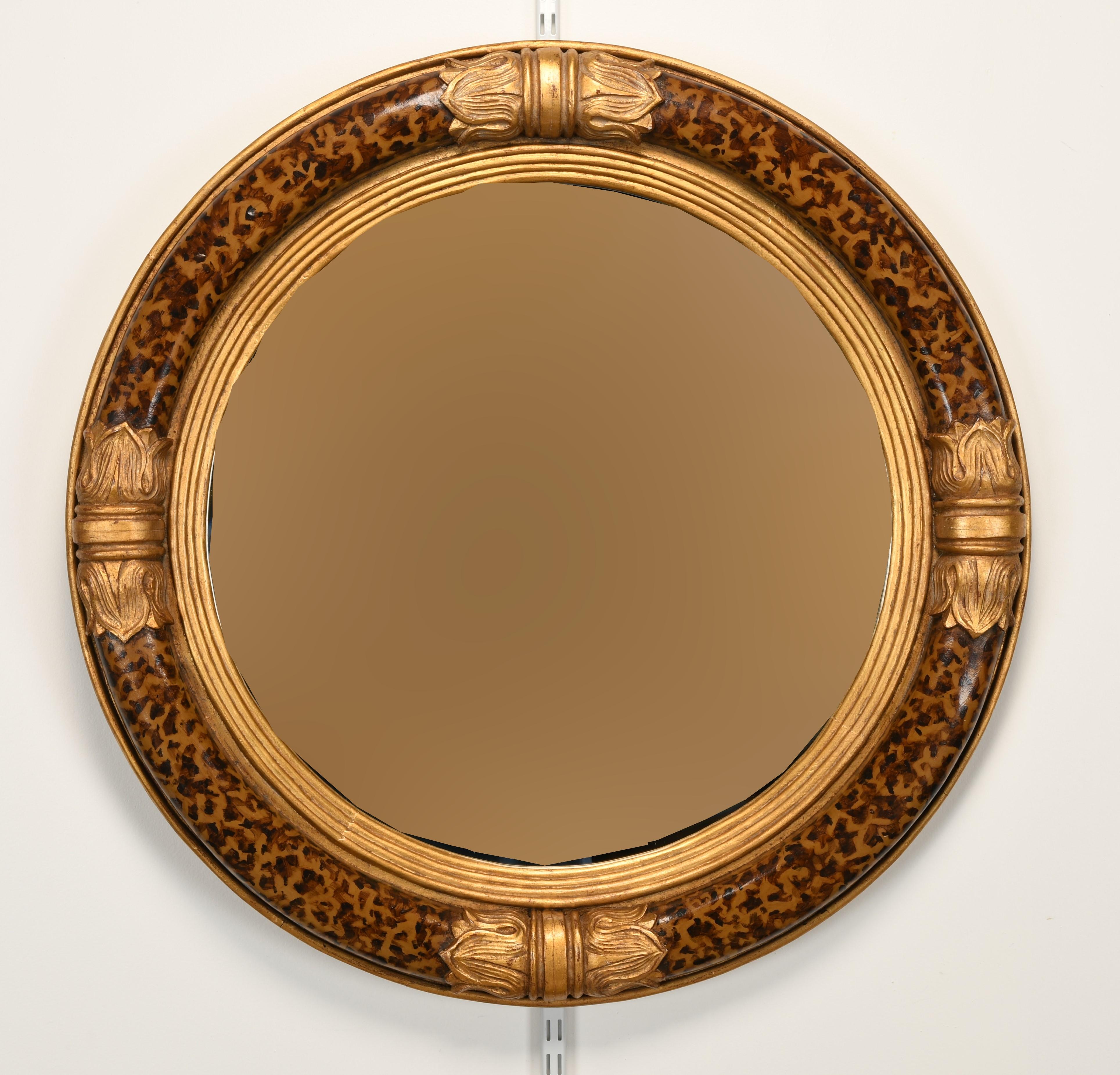 Dekorativer Regency-Stil-Spiegel, spätes 20. Jahrhundert (Hollywood Regency) im Angebot