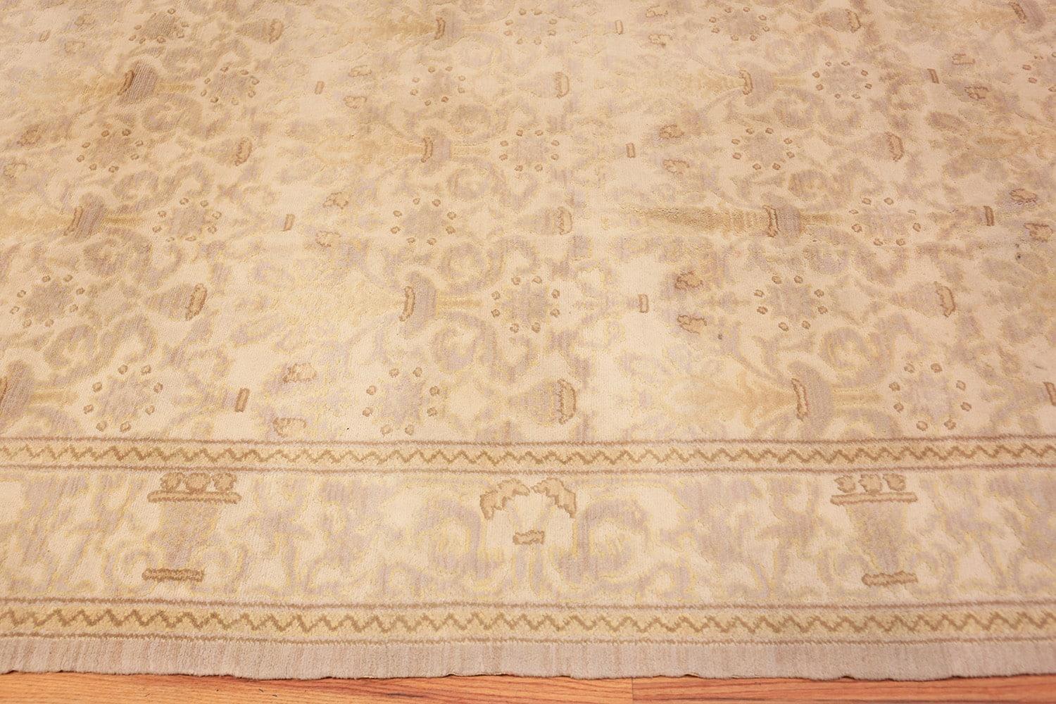 Hand-Knotted Antique Spanish Carpet. Size: 9 ft 3 in x 12 ft 3 in For Sale