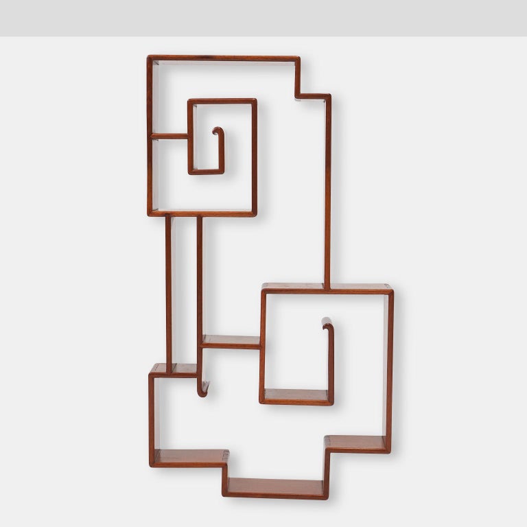 Decorative Rosewood Shelf For Sale at 1stDibs