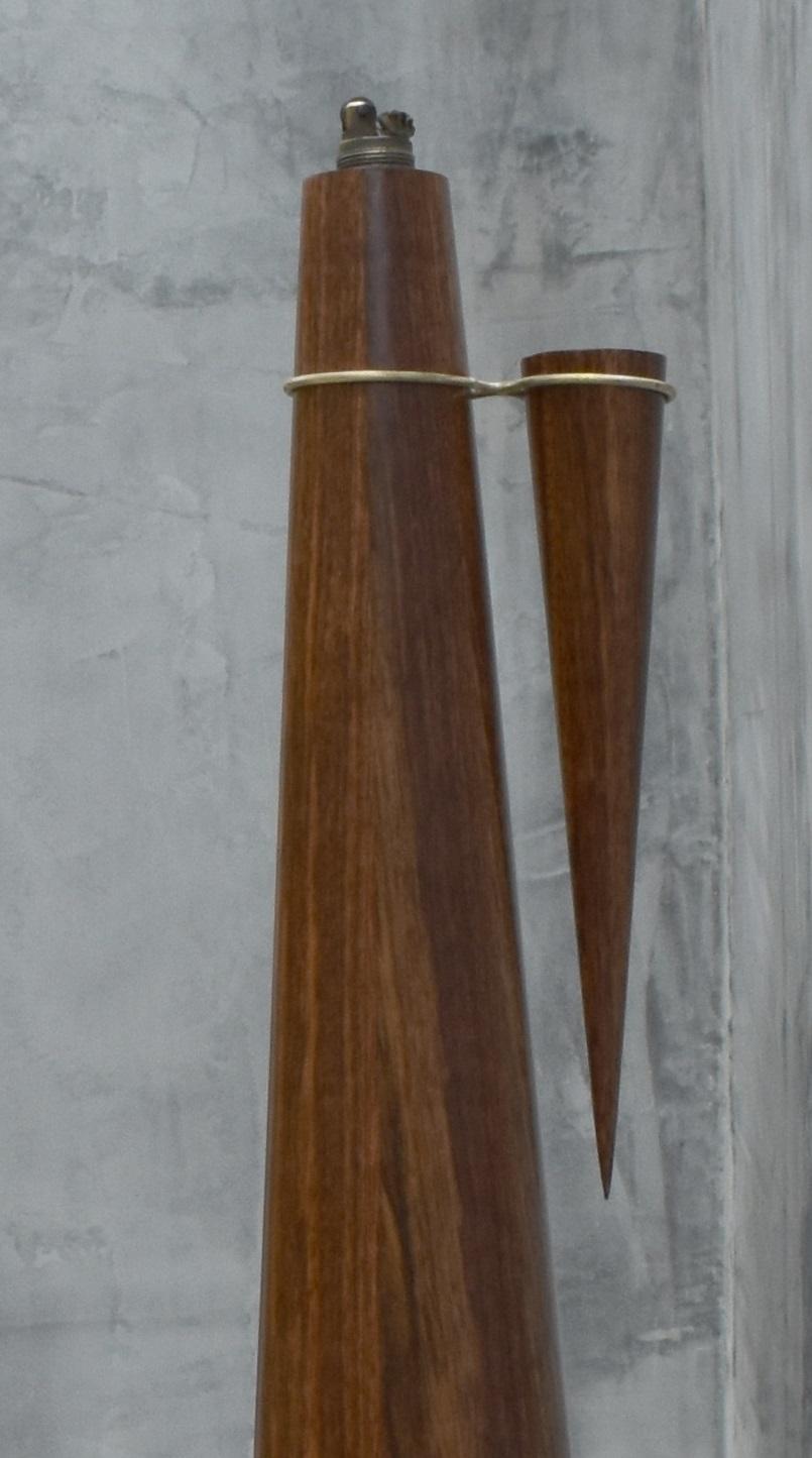 Postmoderno Accendino decorativo scultoreo in legno ceceno di Alina Rotzinger in vendita