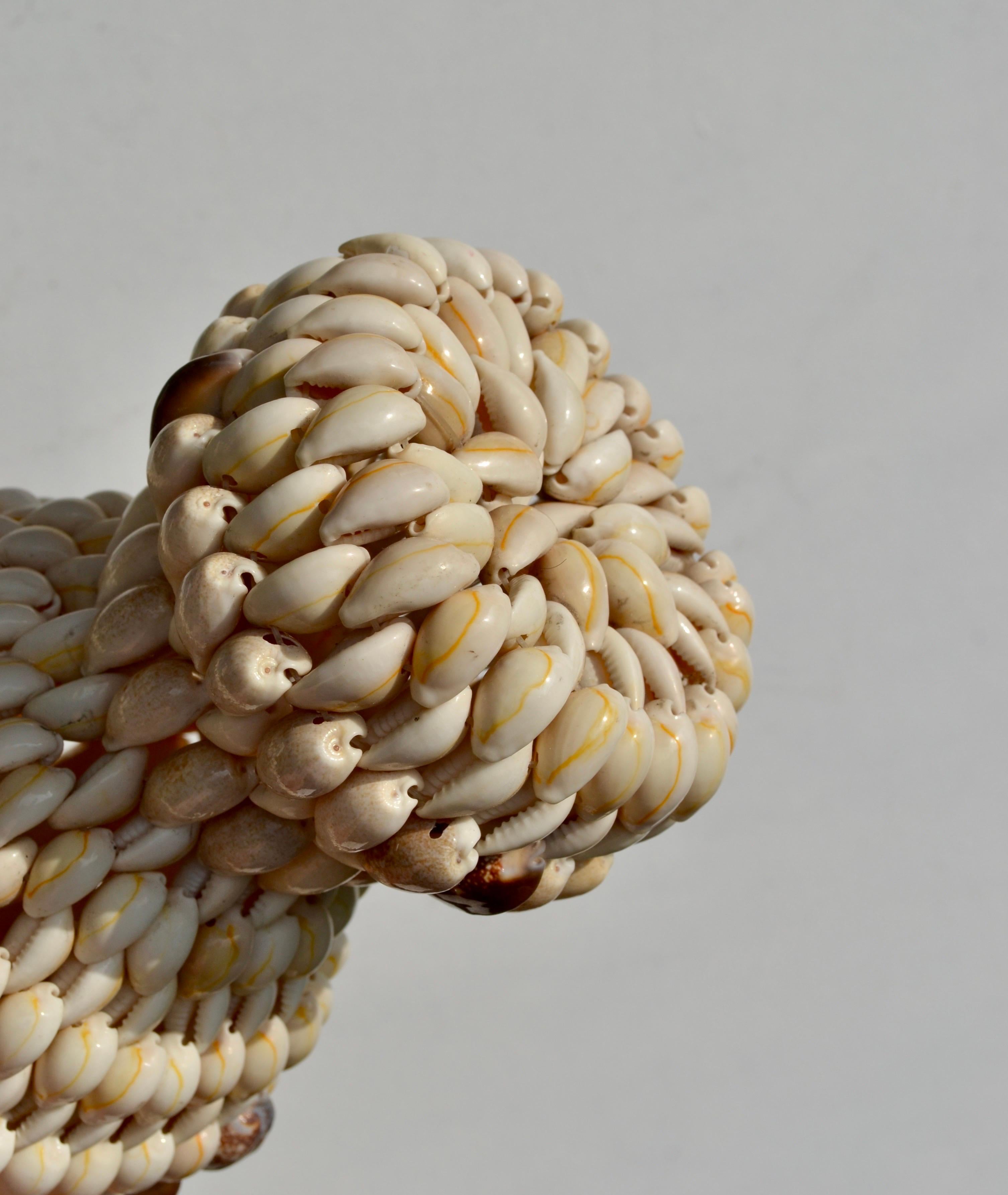 Dekorative Muschelvase - Frankreich, 1970er Jahre im Angebot 3
