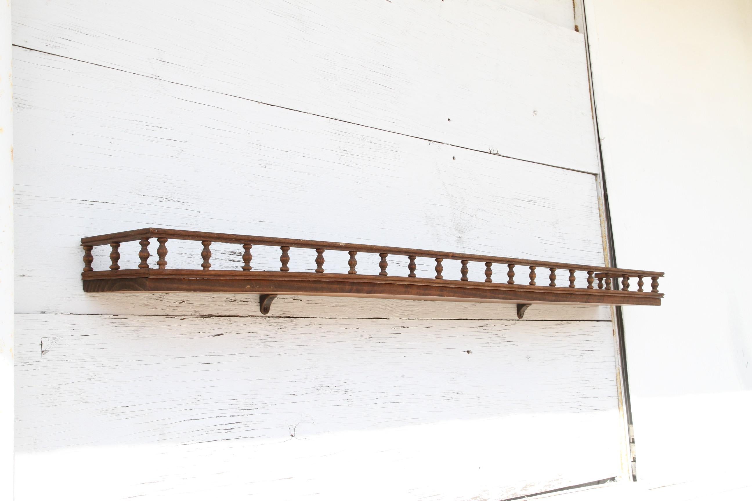 American 4 ft. Decorative Shelf w/ Celtic Brackets