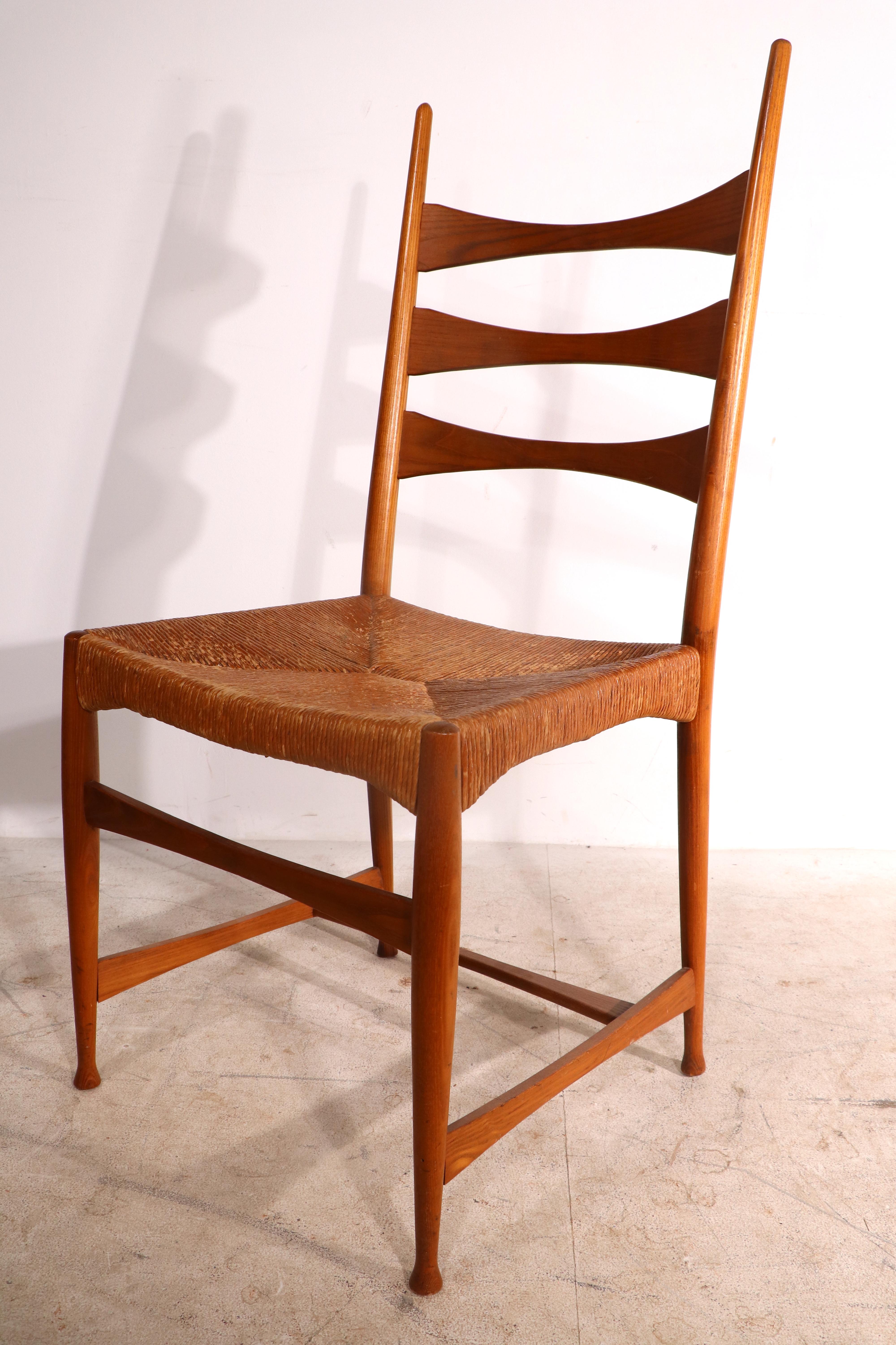 Italian Decorative Side or Dining Chair by Paolo Buffa Made in Italy Ca. 1950’s For Sale