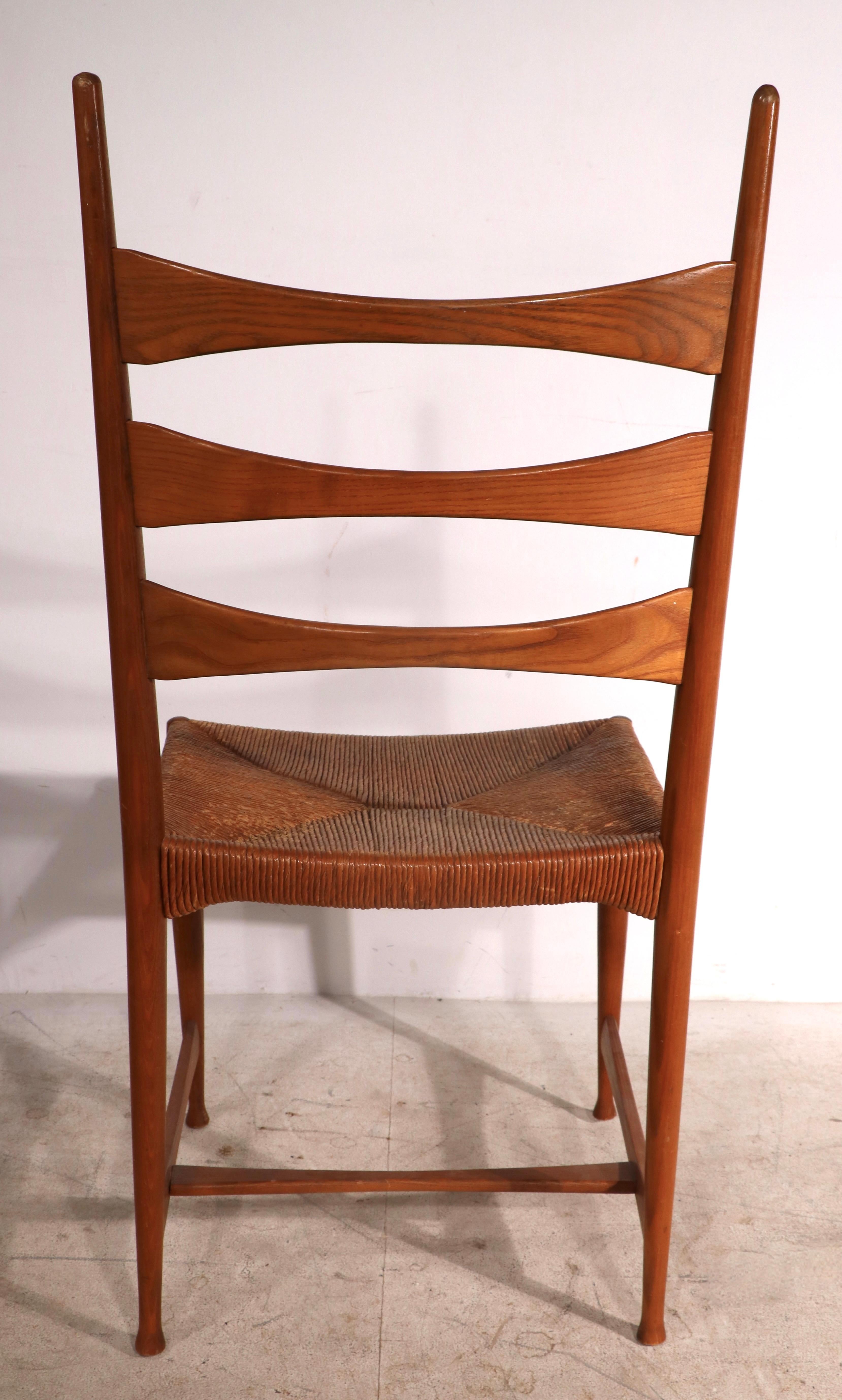 20th Century Decorative Side or Dining Chair by Paolo Buffa Made in Italy Ca. 1950’s For Sale