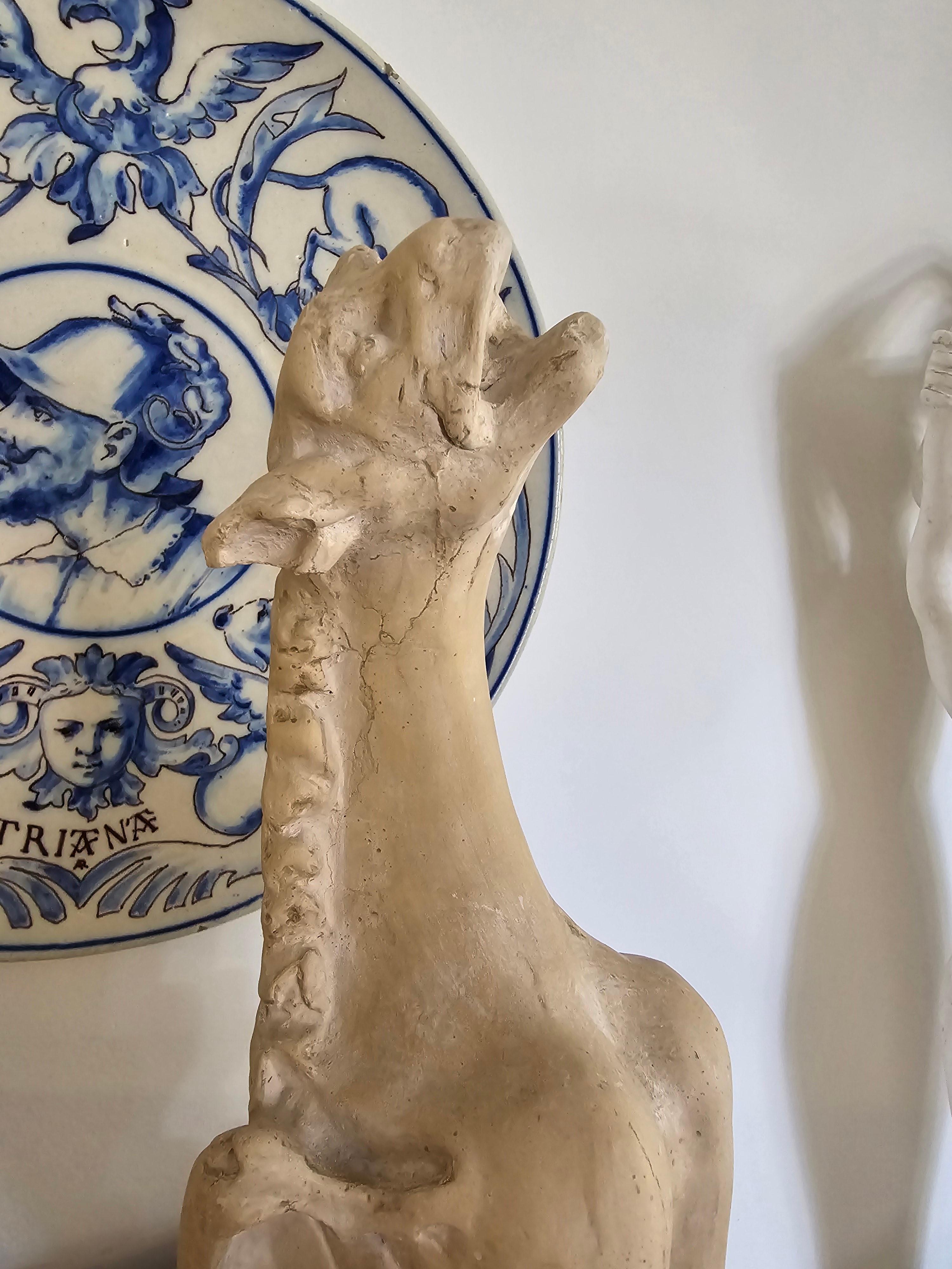 Gárgola decorativa pequeña de terracota - Años 50 mediados del siglo XX en venta