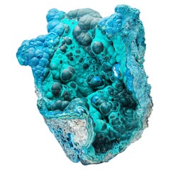 Spécimen décoratif de malachite avec chrysocolle à vendre Découvrez Nature's Art