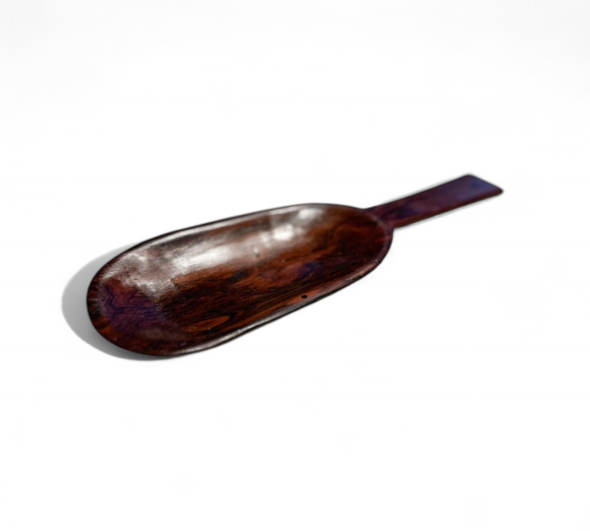 Woodwork Decorative Spoon in Hardwood by Jean Gillon, c. 1960s For Sale