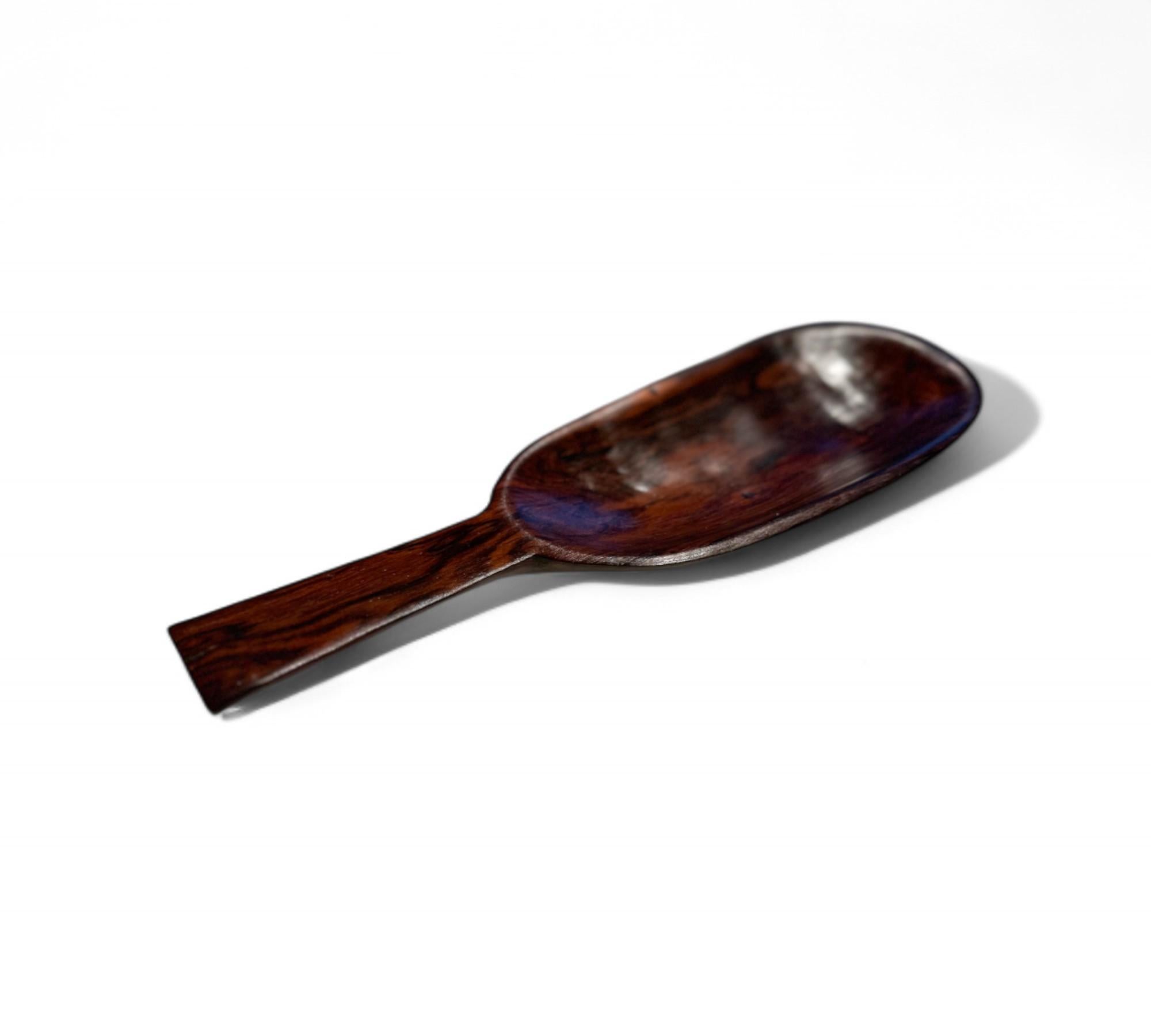 20th Century Decorative Spoon in Hardwood by Jean Gillon, c. 1960s For Sale