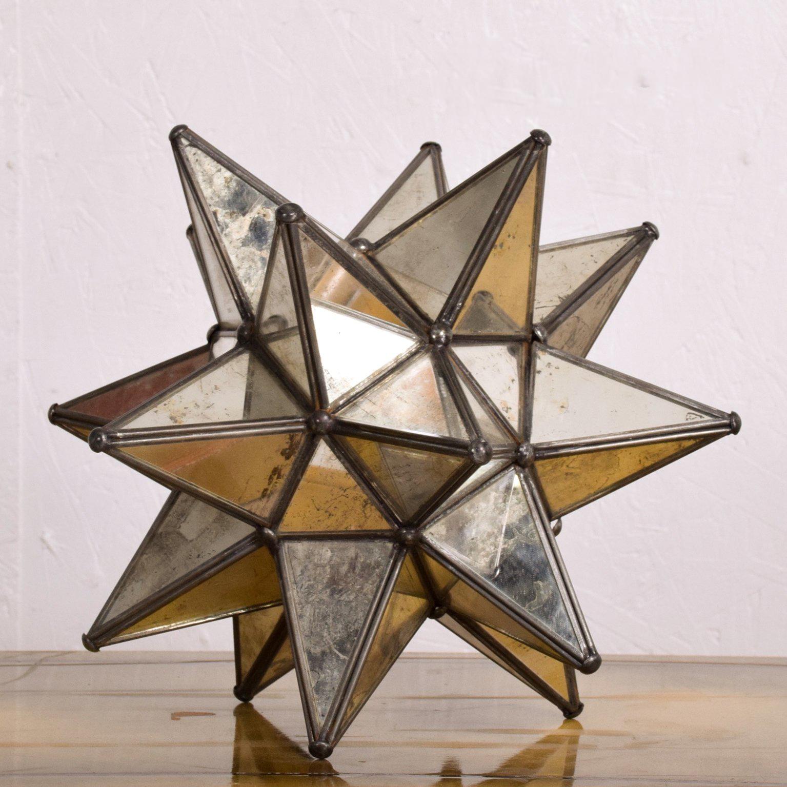 Mirror Decorative Star Sculpture 