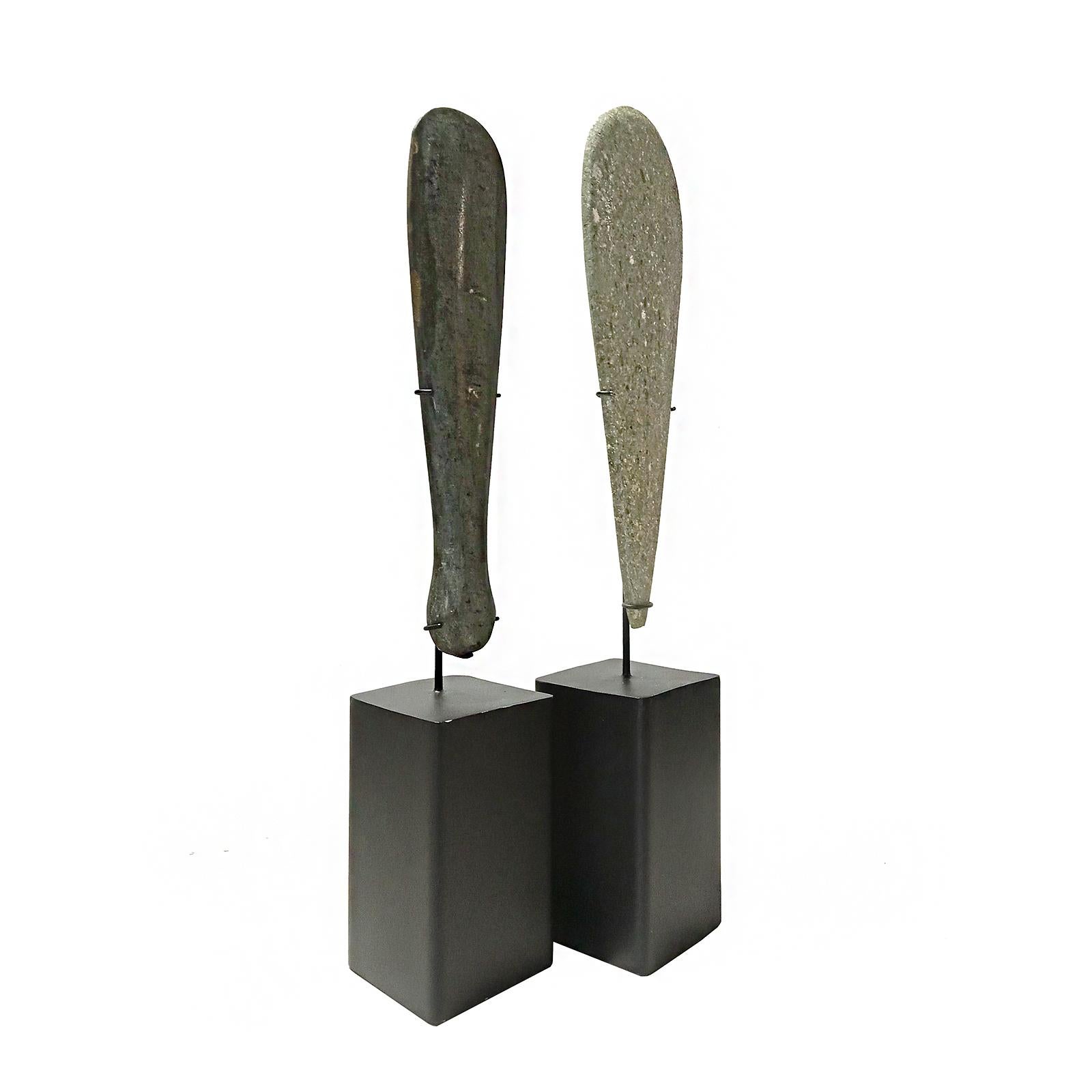 Decorative Stone Blade on Stand, Indonesia, Contemporary For Sale 6