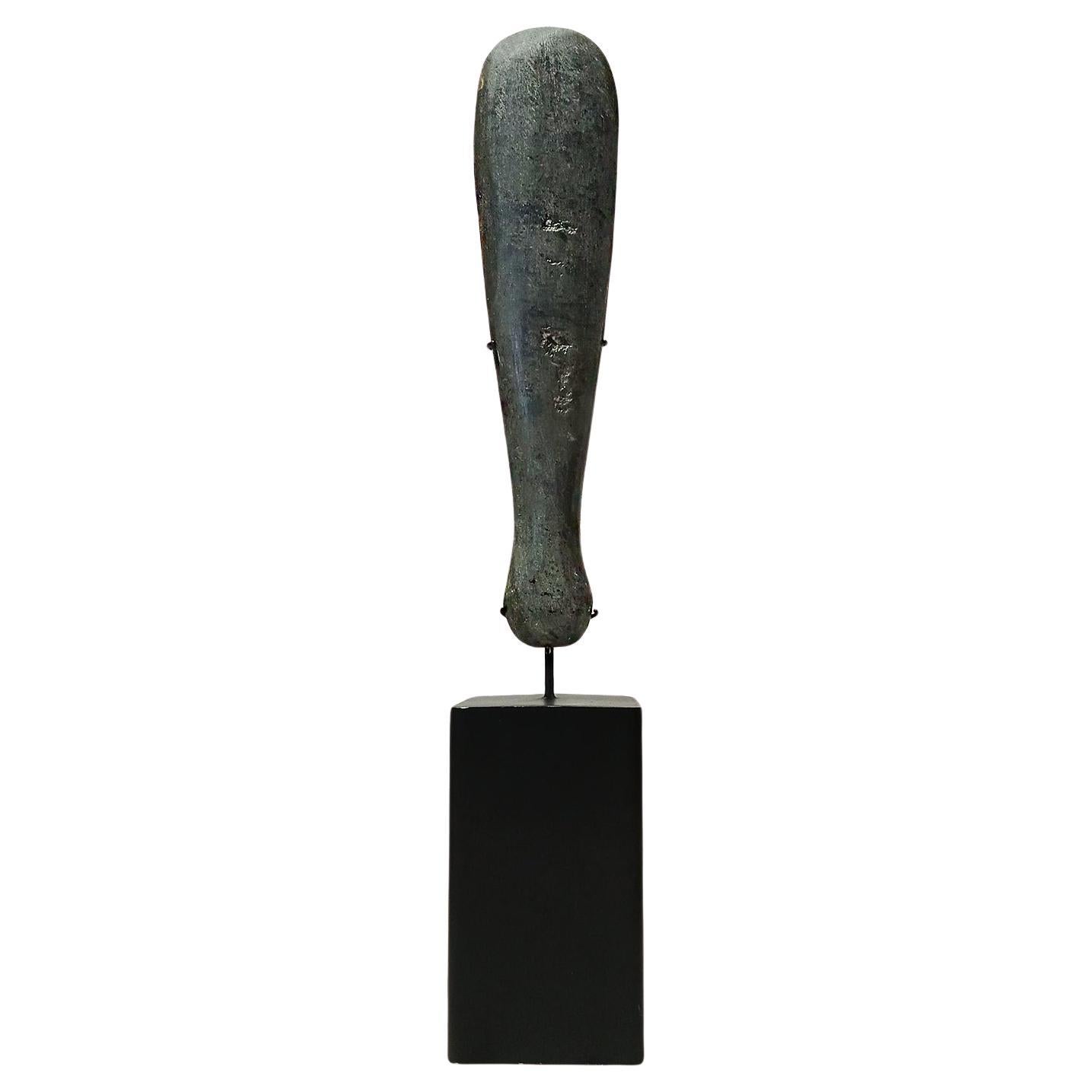 Decorative Stone Blade on Stand, Indonesia, Contemporary For Sale