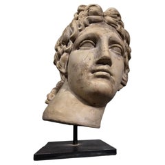 Decorative Stone Head of Apollo - Classic Style
