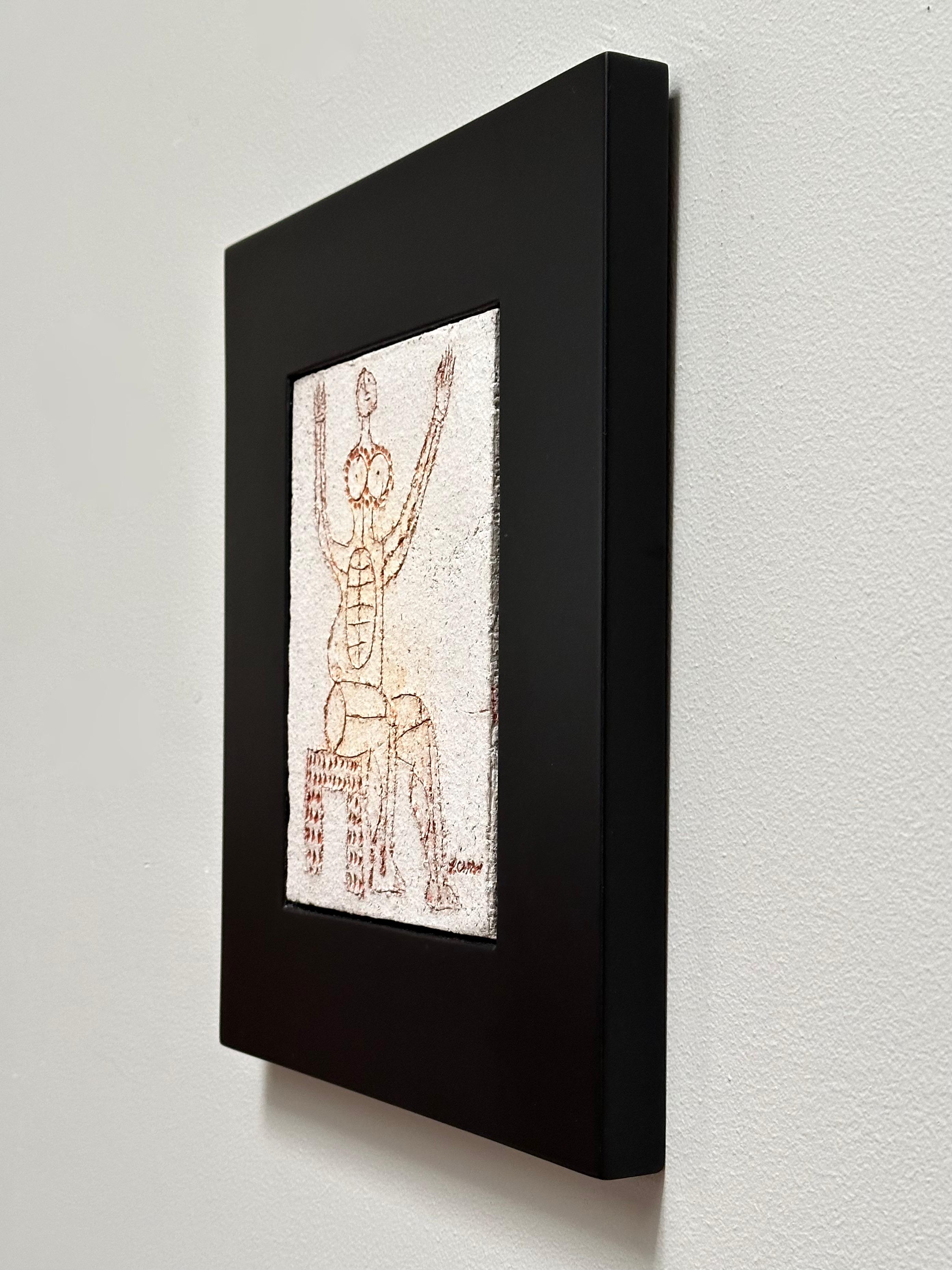 Dekorative Steingutfliesen, Roger Capron, Vallauris, um 1980 (Ende des 20. Jahrhunderts) im Angebot