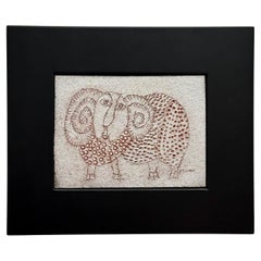 Decorative Stoneware Tile, Roger Capron, Vallauris c. 1980