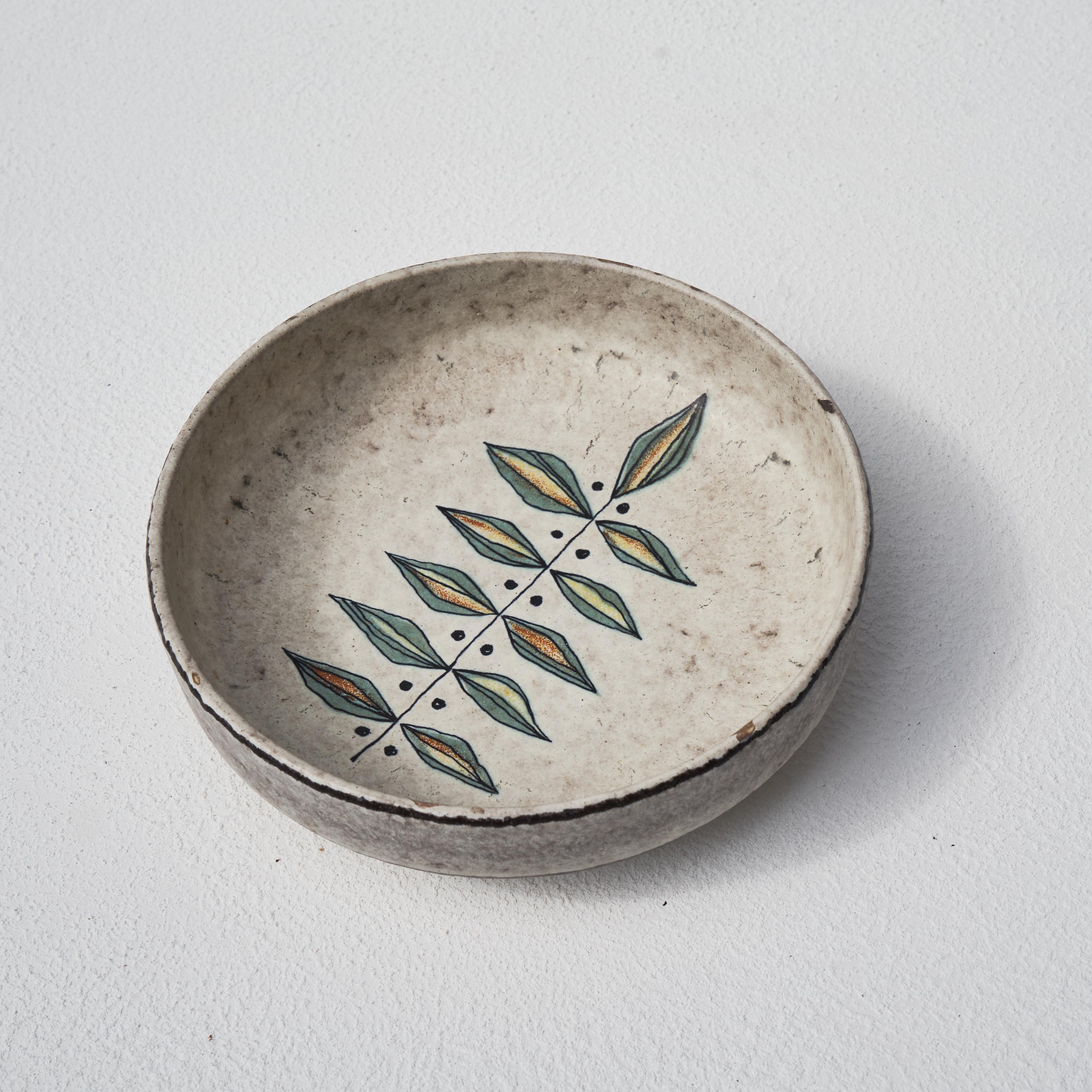 Mid-Century Modern Decorative Studio Pottery Vide Poche 1960s For Sale