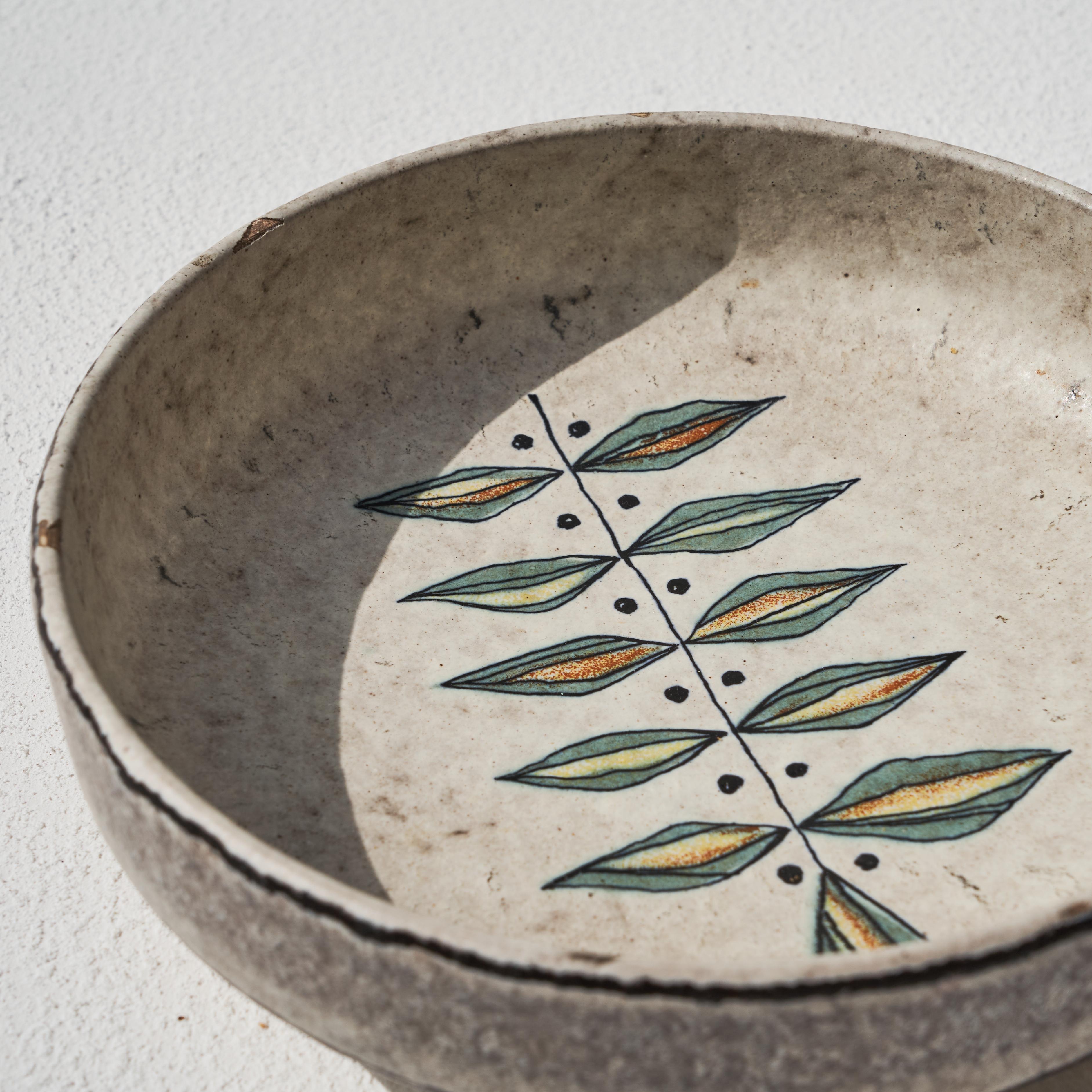 Decorative Studio Pottery Vide Poche 1960s For Sale 1