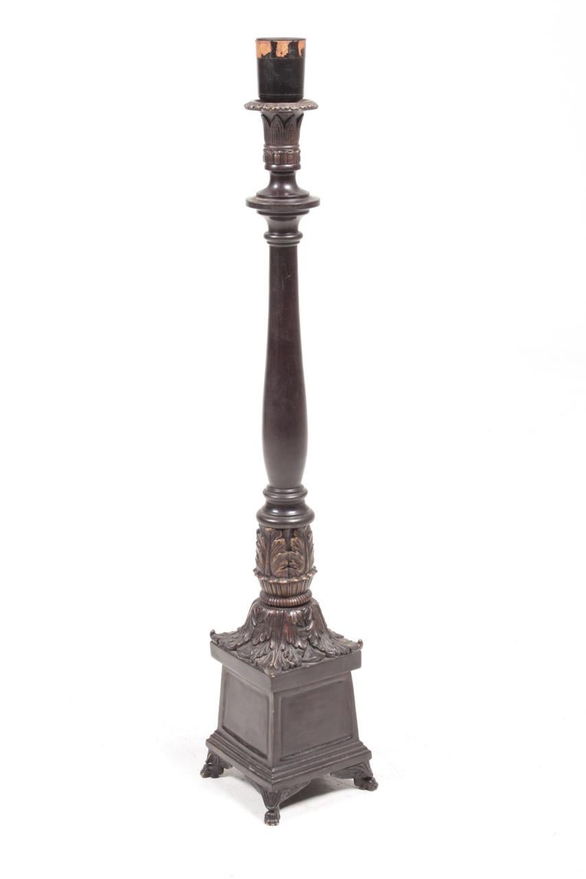Mid-20th Century Decorative Table Lamp base in Bronze, France, 1940s