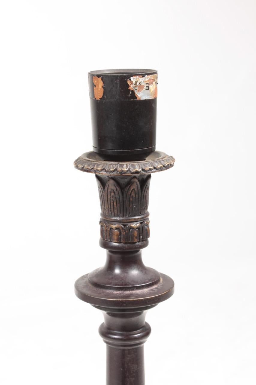 Decorative Table Lamp base in Bronze, France, 1940s 1