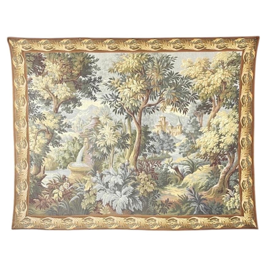 Decorative Tapestry In The Aubusson Style, 20th Century