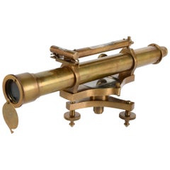 Decorative Telescope with Level, Metal, 20th Century