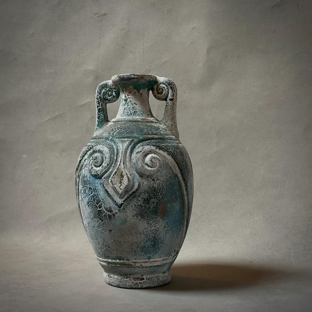 Terracotta Vaso decorativo in terracotta proveniente dal Messico in vendita