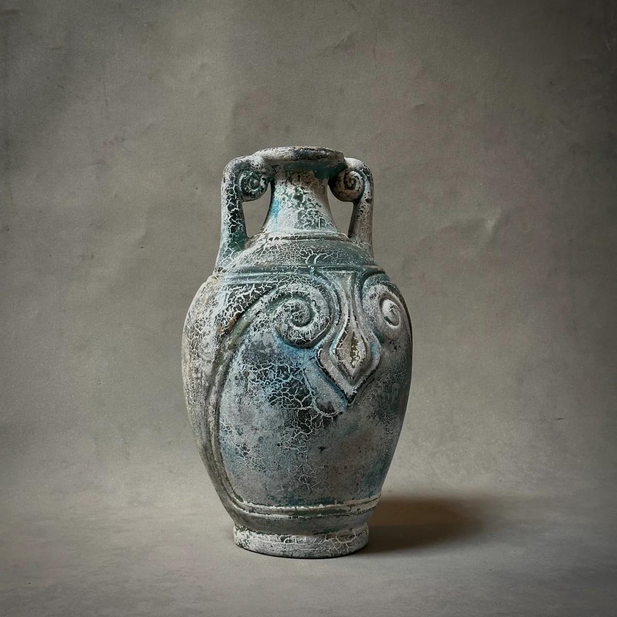 Vaso decorativo in terracotta proveniente dal Messico in vendita 2