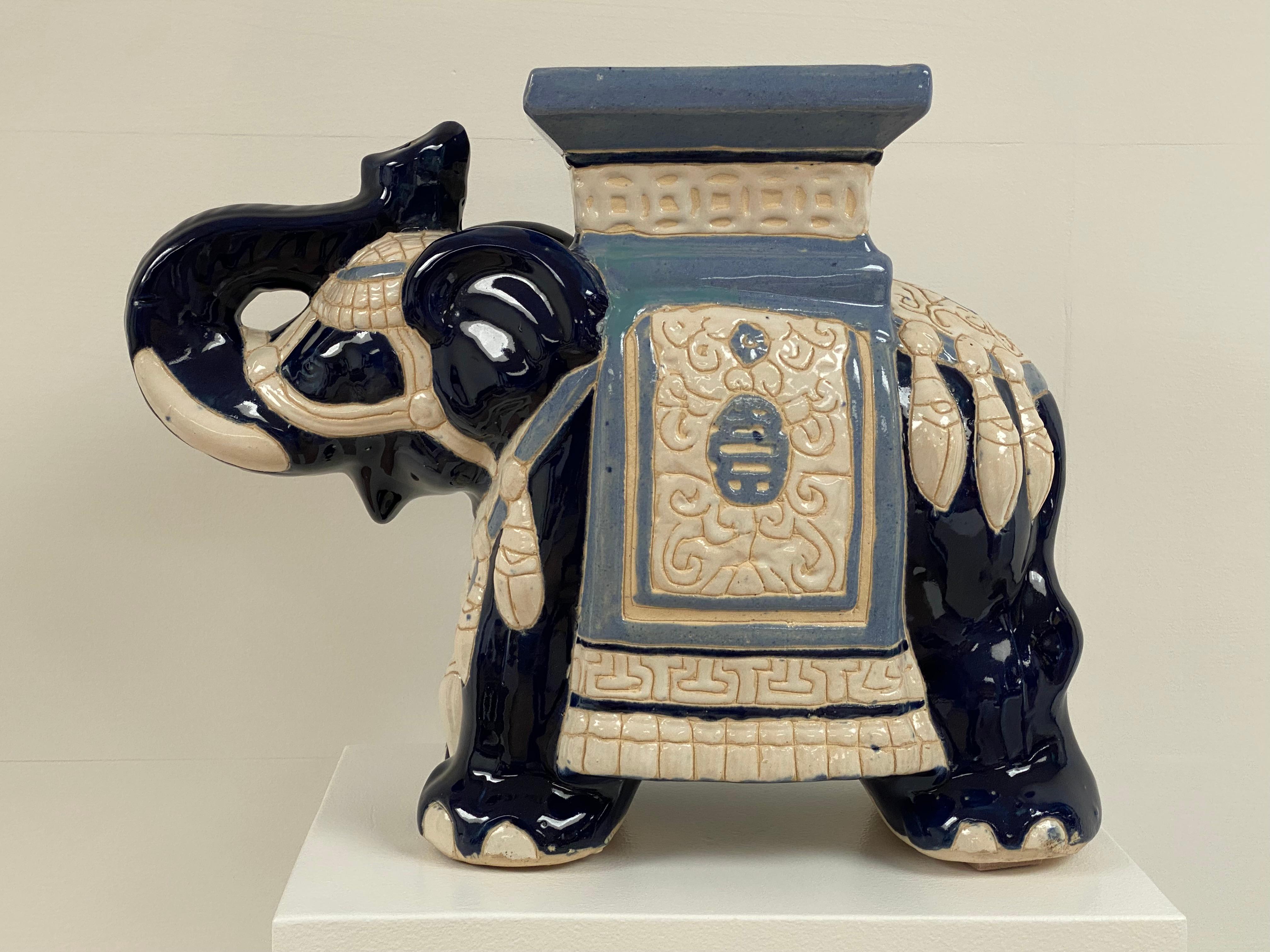 terracotta elephant stand
