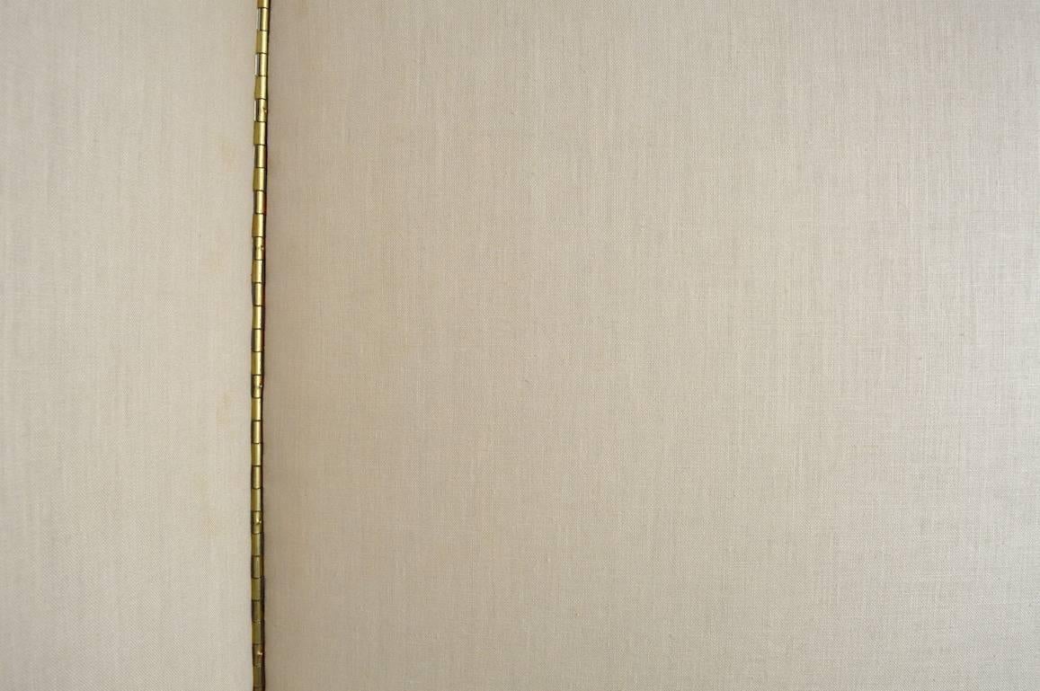 American Decorative Three Panel Folding Room Divider, Dressing Screen