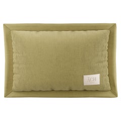 Decorative Throw Pillow in Lima Corduroy, Ribbed Velvet Modern Lumbar Cushion