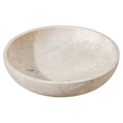 Decorative Travertine Bowl, 21st Century